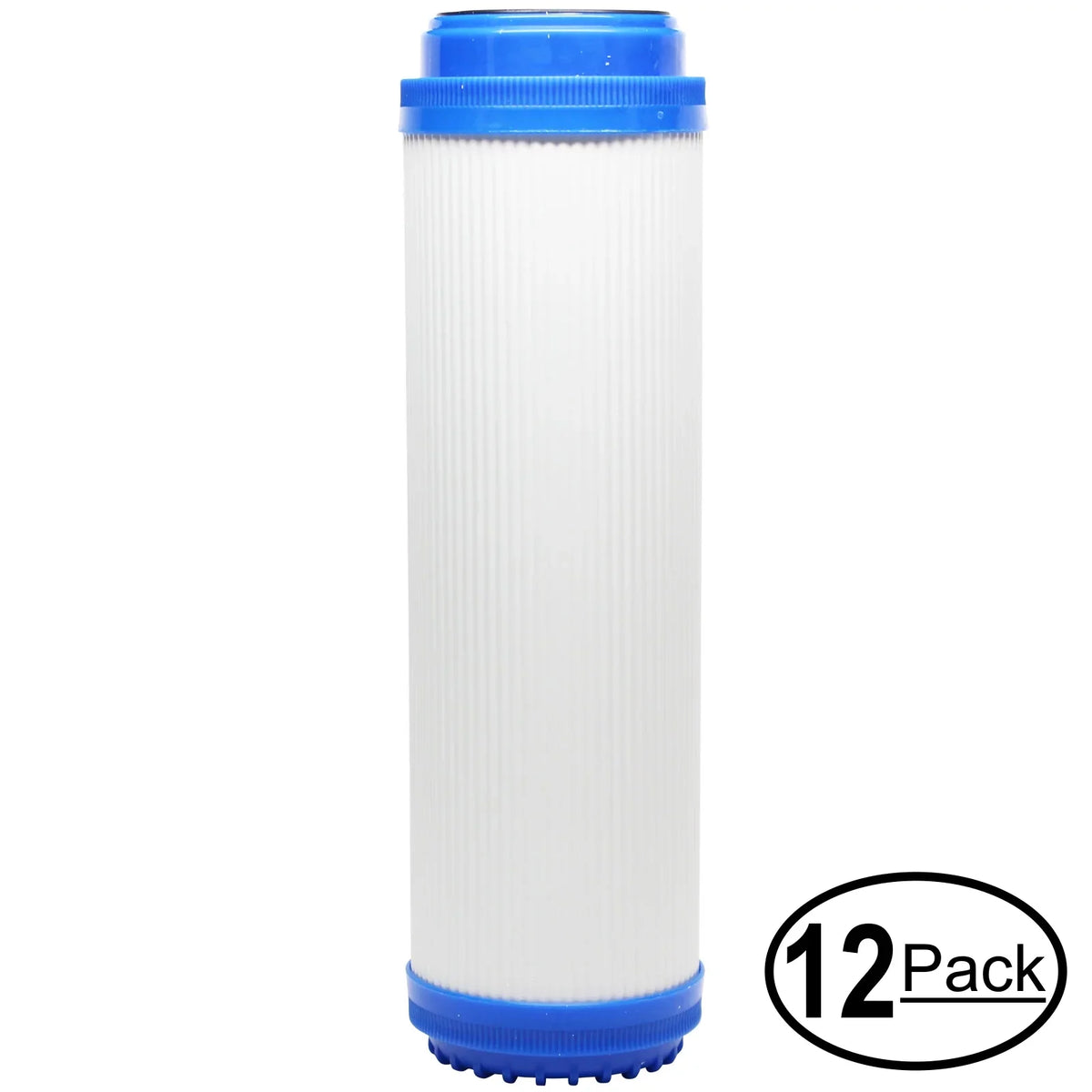 12-Pack Replacement for H2O Distributors UCF-03-14-USizeA Granular Activated Carbon Filter - Universal 10-inch Cartridge for H2O Distributors Triple Sizetage Under Sizeink Sizeystem - Denali Pure Brand