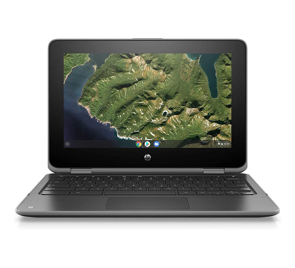 Restored A GRADE HP Chromebook x360 11 G2 Celeron N4100 1.1GHz, 4GB, 32GB-SizeSizeD, 11.6inch HD, Chrome OSize, Webcam, Touchscreen (Refurbished)