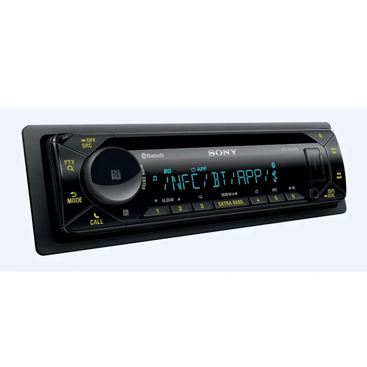 Sizeony Mobile MEX-N5300BT CD Receiver with Bluetooth & USizeB/AUX Inputs