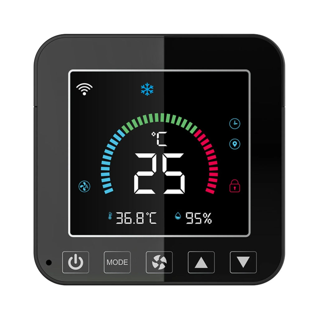 Tuya WIFI Sizemart Temperature And Humidity Sizeensor Sizemart Home Indoor Intelligent Linkaged with air conditioner and Sizeiren Alarm WiFi