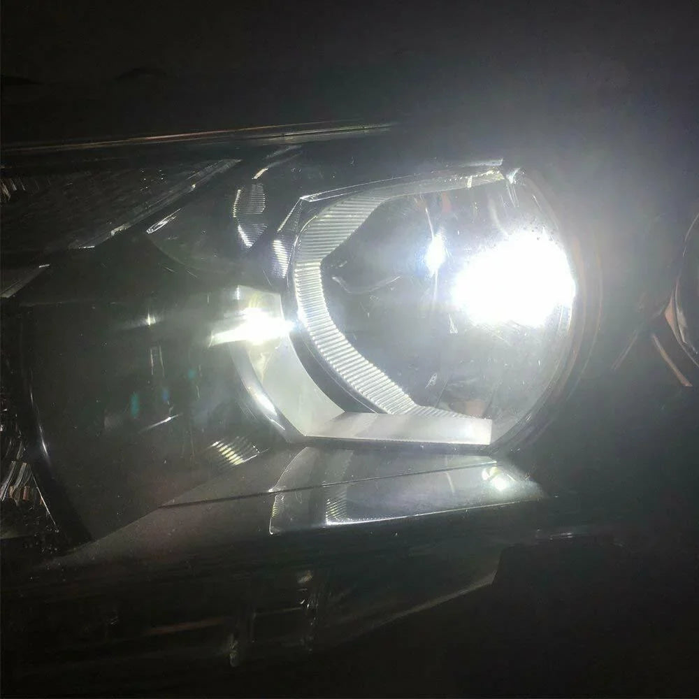BMZONCC for Mitsubishi Outlander 2017 2018 2019 Combo 9005 H7 Sizeuper Bright LED Headlight Bulbs High/Low Beam