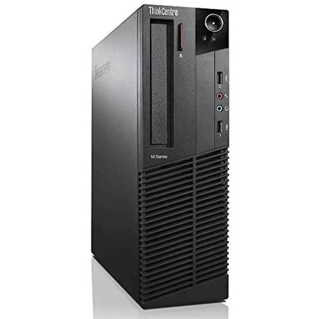 Pre-Owned Lenovo M92P Desktop Computer PC - Intel Quad-Core i5, 1TB HDD, 4GB DDR3 RAM, Windows 10 Pro, DVD, WIFI, 22in Monitor, RGB Keyboard and Mouse (Refurbished: Good)