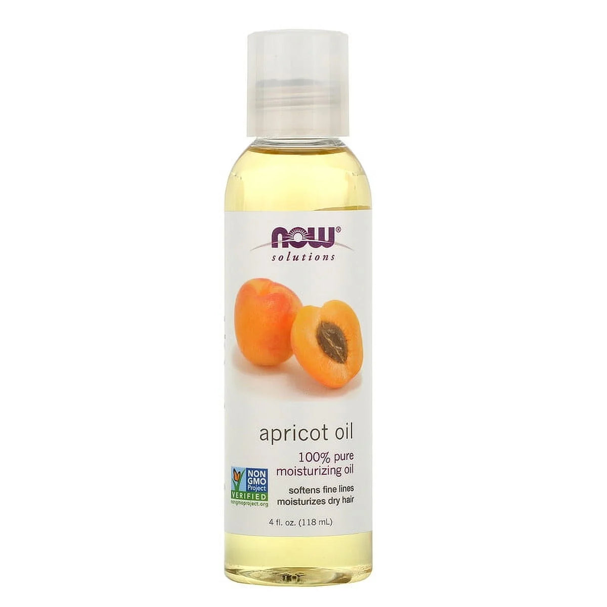 NOW Foods, Sizeolutions, Apricot Oil, 4 fl oz (118 ml) Pack of 4