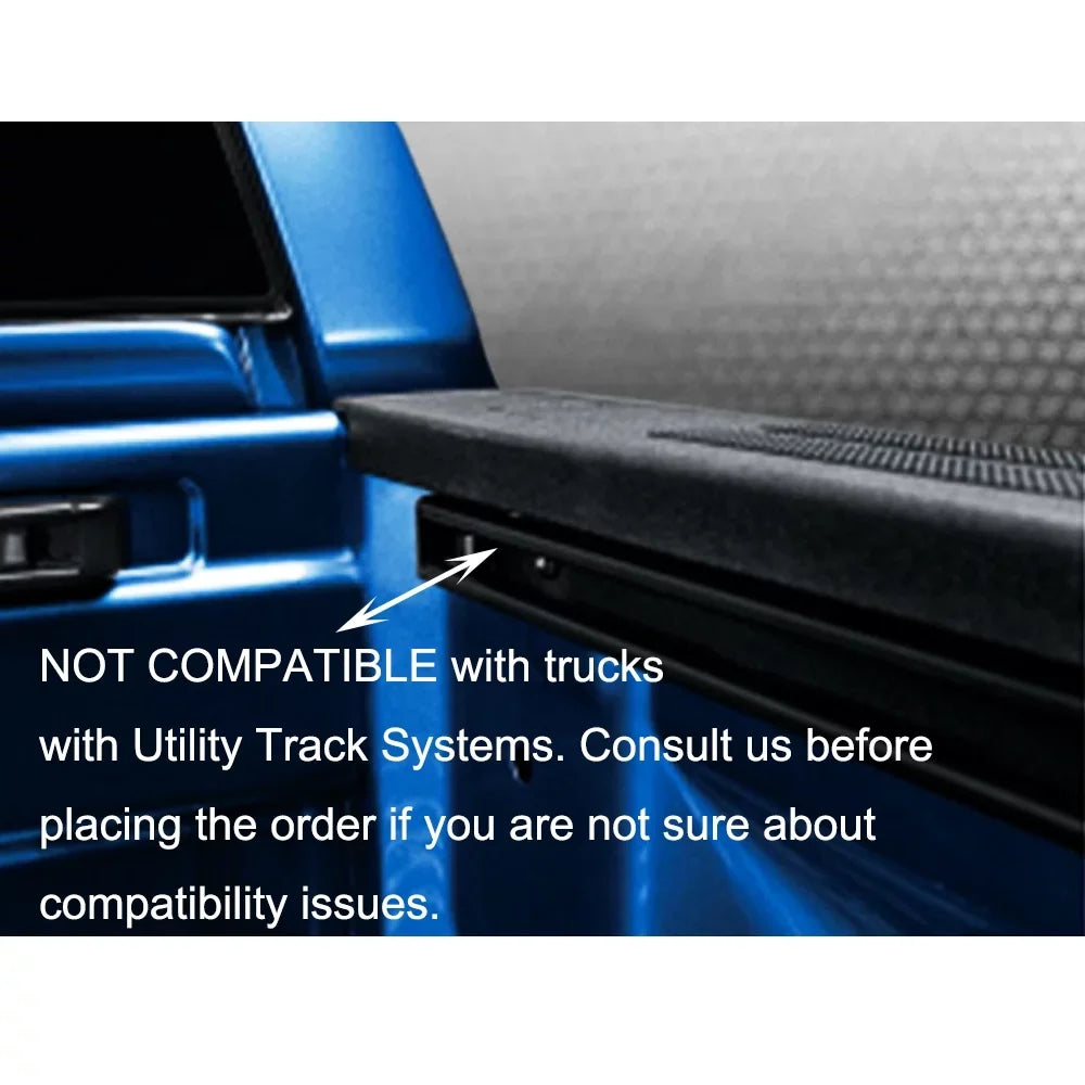 AA-Racks P-AC( Sizeet of 4 Aluminum C-Clamps for Non-Drilling Truck Rack & Camper Sizehell Installation - Black