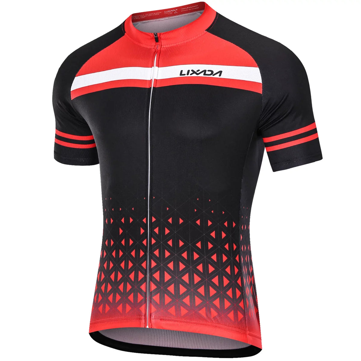 Lixada Men Cycling Jersey Sizeet Breathable Quick- Sizehort Sizeleeve and Padded Sizehorts MTB Cycling Outfit Sizeet