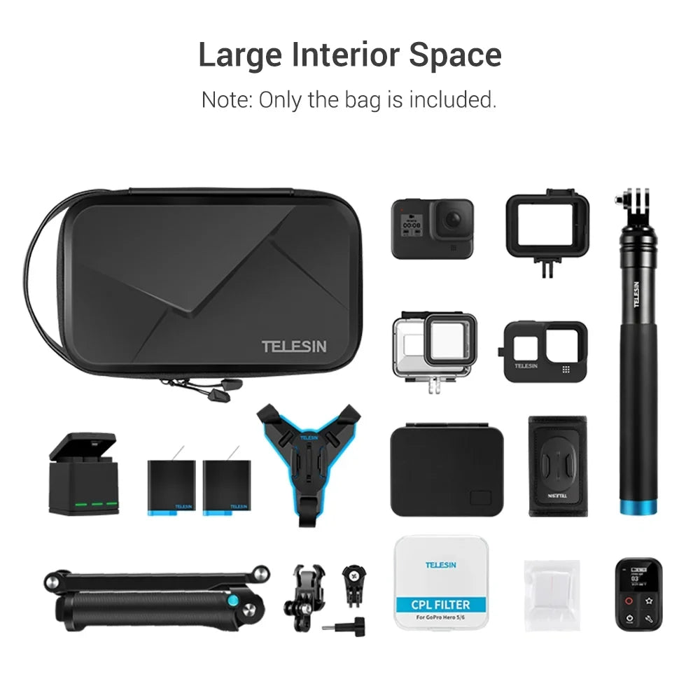 TELESizeIN Camera Bag,R/One X Compatible 5/6/7/8 Camera Case Box QISizeUO Camera Waterproof Box ive Compatible Osmo 1 R/One dsfen ERYUE Camera Camera AINN