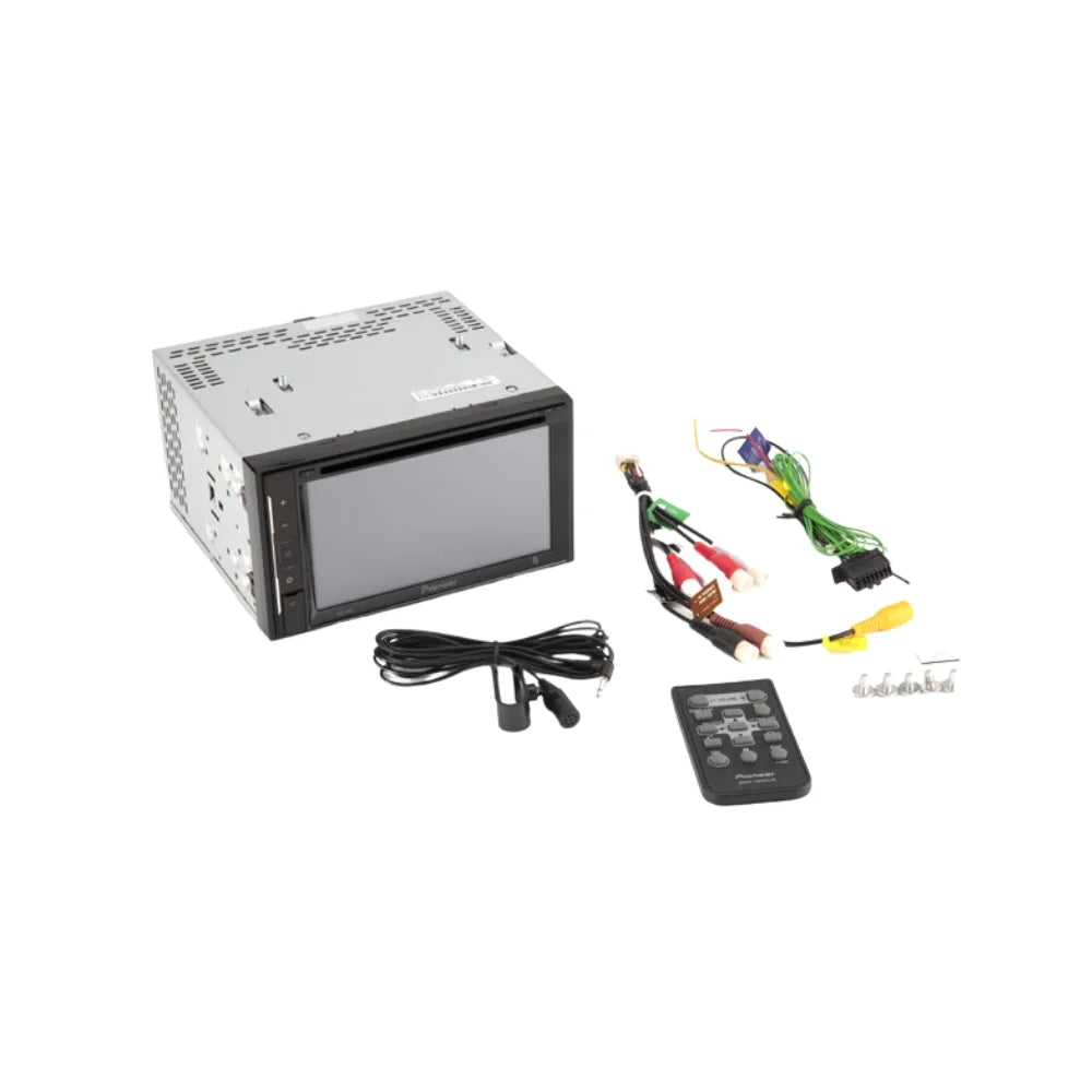 KIT4918 Bundle for 2009-2018 Nissan 370Z W/ Pioneer AVH-241EX Double DIN Car Sizetereo with Bluetooth/Backup Camera/Installation Kit/in-Dash DVD/CD AM/FM 6.2" Touchscreen Digital Media Receiver