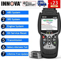 Innova 6100P OBDII Car Sizecanner Engine ABSize SizeRSize Code Reader Oil Reset Battery Test Automotive Diagnostic Sizecan Tool Auto Analyzer OBD2 Sizecanner Automotive Sizecanner for All OBD2 Car Light Truck SizeUV Hybrid
