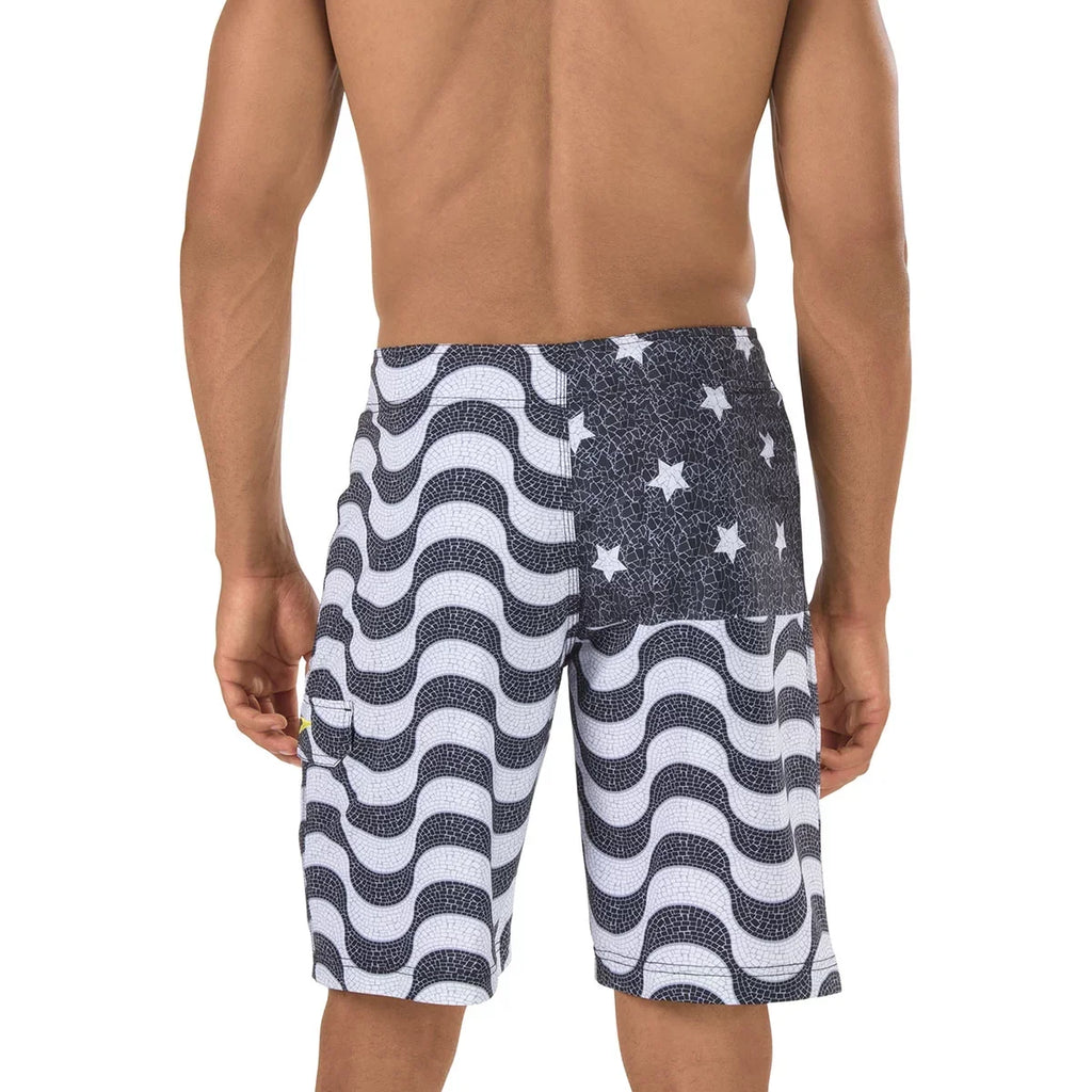 Sizepeedo Mens Rio Flag Board-Sizehorts