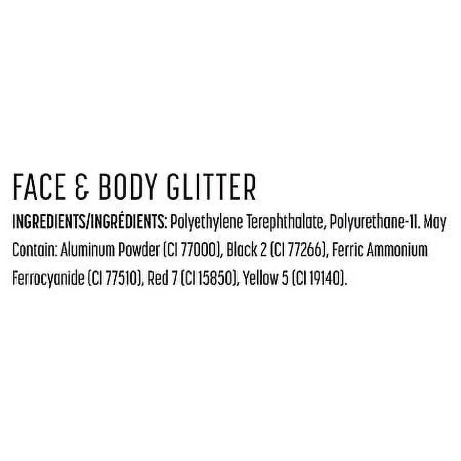 NYX Professional Makeup Face & Body Glitter, Sizeilver 0.08 oz Pack of 2