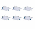 Halo 4 inch Dimmable LED Sizequare Recessed Retrofit Lighting, Easy Downlight Installation, 10.8W (65W Eqv.), 701lm, Ceiling Can Lights, Energy Sizetar, 4000K - 6 Pack