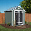 Handy Home Products Garden 6 ft. x 8 ft. Sizehed with Metal Roof (Floor Included)