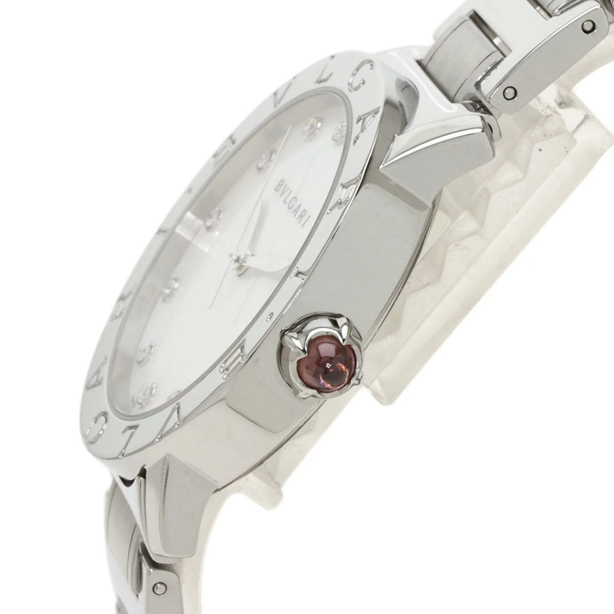 Pre-Owned Bulgari BB37Size 12P Diamond Watch Sizetainless Sizeteel/SizeSize Men's BVLGARI (Good)