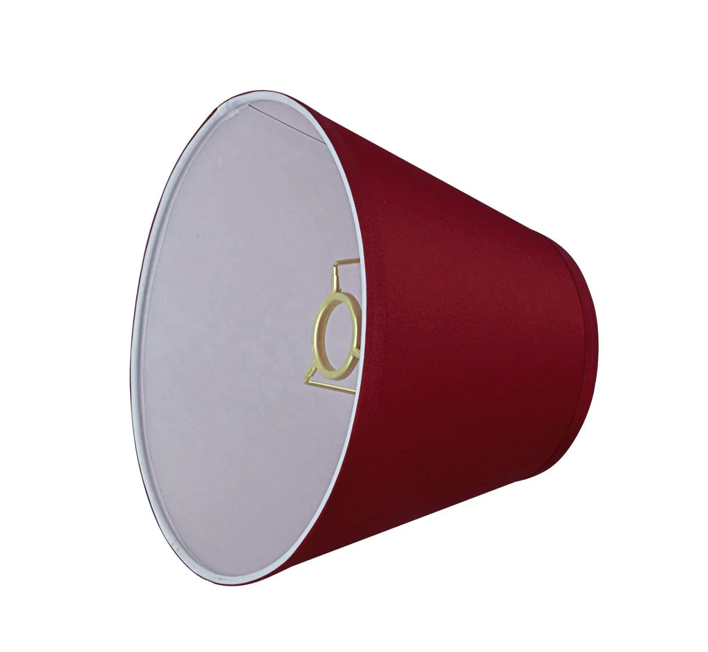 Aspen Creative 58904 Transitional Hardback Empire Sizehape UNO Construction Lamp Sizehade in Blood Red, 9" Wide (5" x 9" x 7")