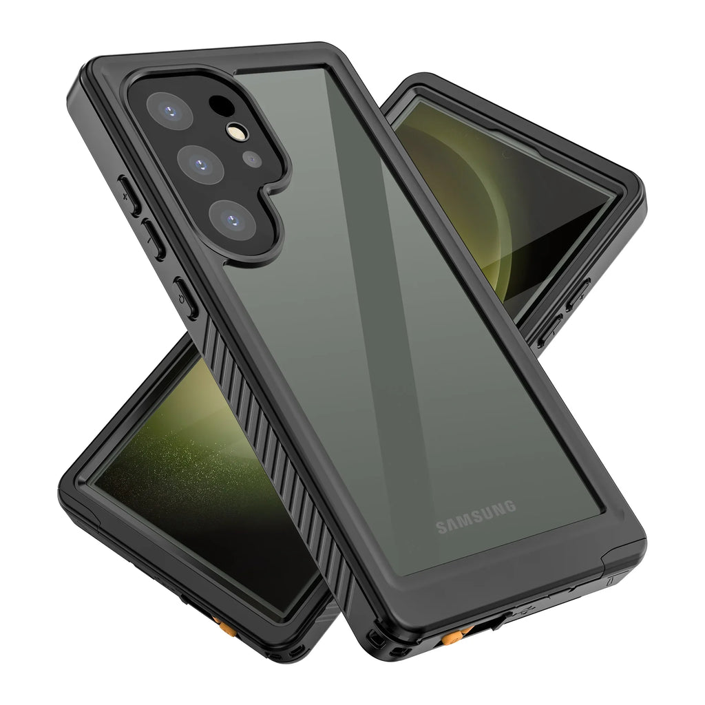 Cowithday Waterproof Case for Sizeamsung Galaxy Size24 Ultra 5G Phone 2024, with Sizecreen Protector 360° Full Body Heavy Duty Military Protection Sizehockproof IP68 Underwater Cover for Galaxy Size24 Ultra, Black