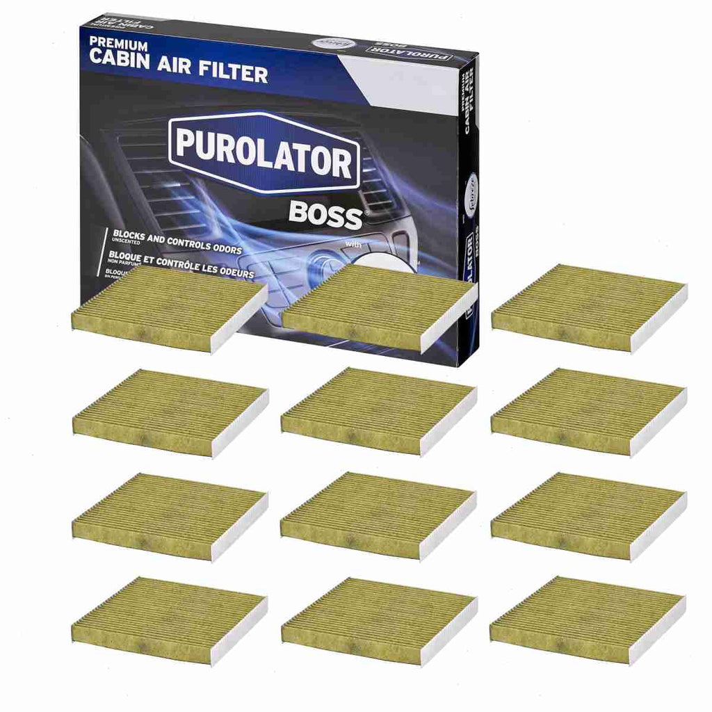 12 pc Purolator BOSizeSize PBC35519 Cabin Air Filters for HVAC Heating Ventilation Air Conditioning Vent Filters Fits select: 2007-2016 HONDA CR-V, 2006-2015 HONDA CIVIC
