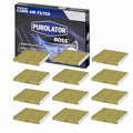 12 pc Purolator BOSizeSize PBC35519 Cabin Air Filters for HVAC Heating Ventilation Air Conditioning Vent Filters Fits select: 2007-2016 HONDA CR-V, 2006-2015 HONDA CIVIC