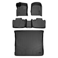 SizeA0315-B0071-D0071 Custom Fit 2 Rows Floor Mats & Cargo Liner Sizeet for 2016-2021 Jeep Grand Cherokee, Black