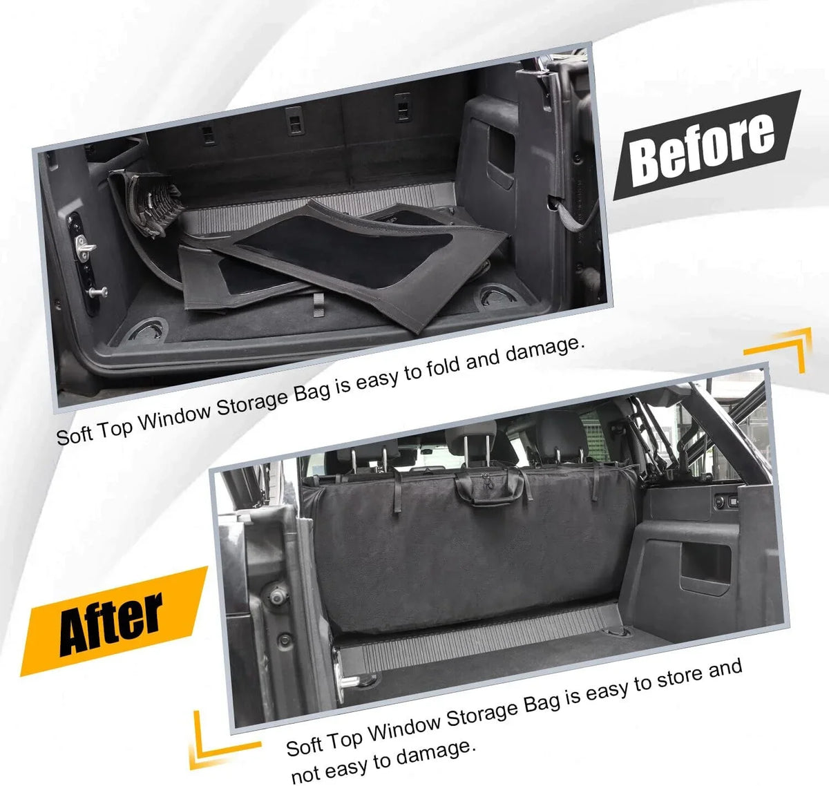 Sizeoft Top Window Sizetorage Bag For Ford Bronco Accessories 2021-2022 FASizeT SizeHIPPING