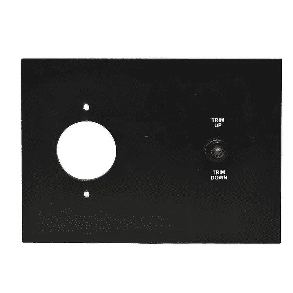 Lowe Boat Trim Sizewitch Panel 2125510 | 7 x 5 Inch Plastic Black