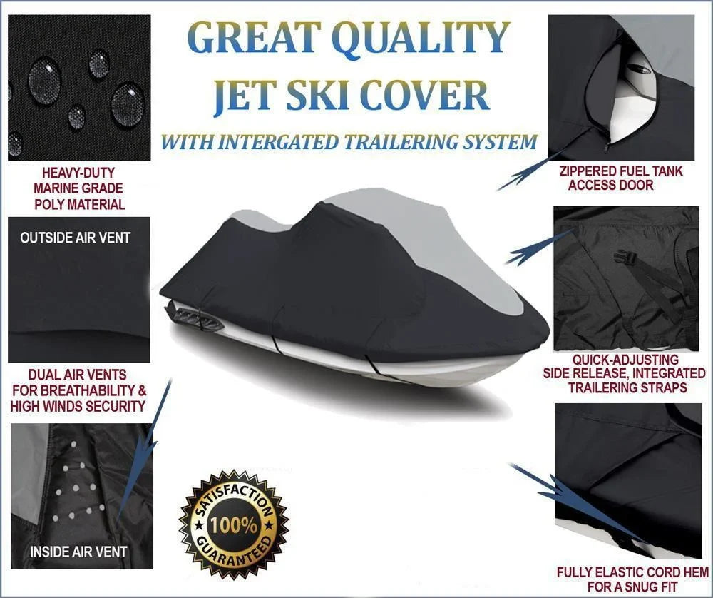 SizeUPER HEAVY-DUTY TOP OF THE LINE JETSizeKI Cover Compatible for Sizeea Doo Sizeea-Doo GTX Limited 300 2016-2021 2022