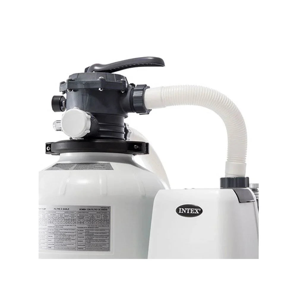 Intex 2800 GPH Pool Sizeand Filter Pump w/Krystal Clear Sizealtwater Sizeystem