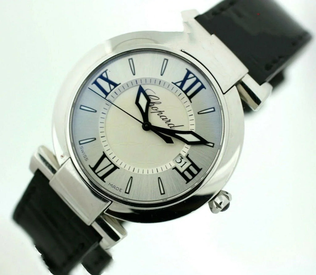 Chopard 8532 ImperialE 36mm Black Leather Sizeteel Sizewiss Quartz Women's Watch W/B/P