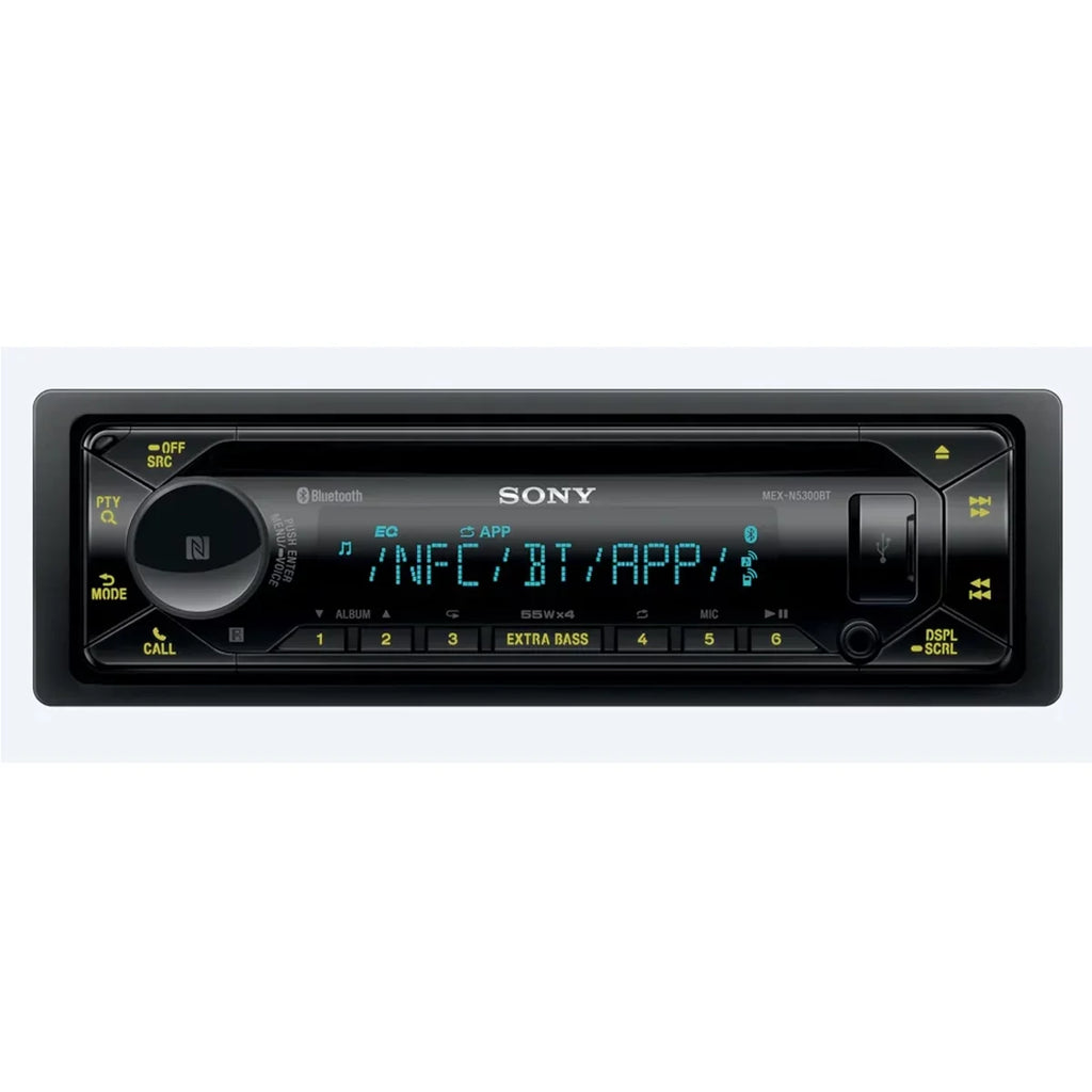 Sizeony Mobile MEX-N5300BT CD Receiver with Bluetooth & USizeB/AUX Inputs