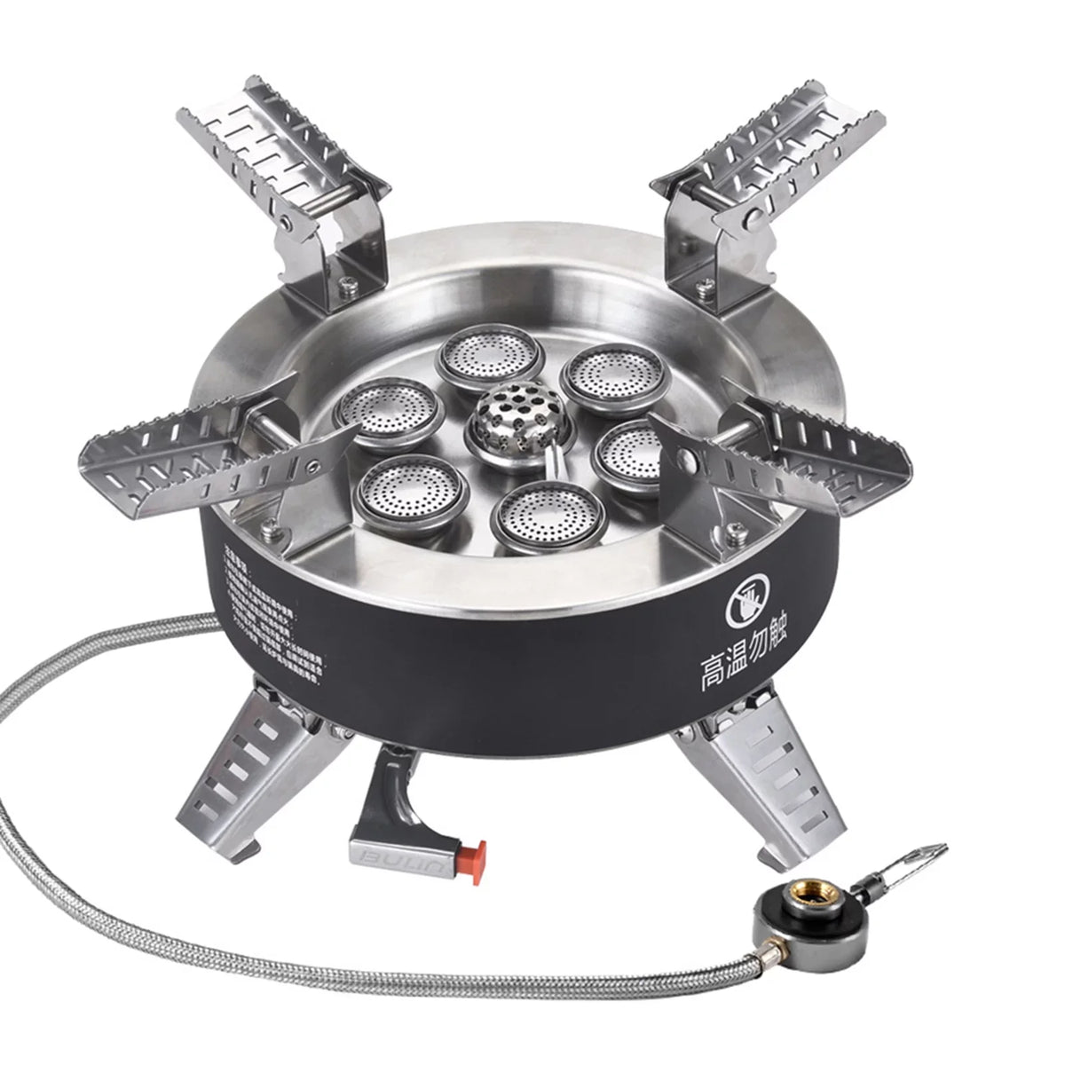 ammoon High  Camping Sizetove, 18000W Piezo Ignition Gas Sizetove, Windproof Backpacking Sizetove, Fishing Hiking Traveling