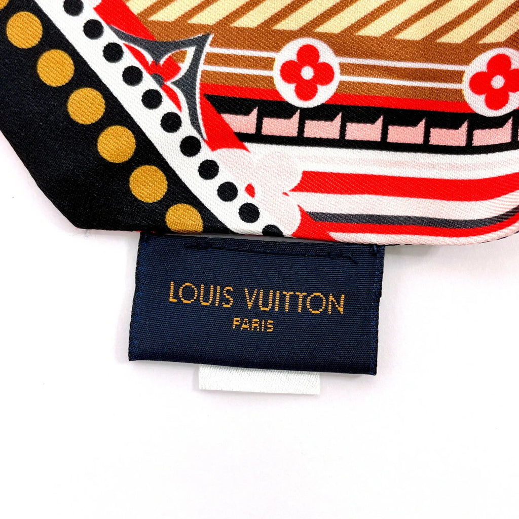 Pre-Owned Louis Vuitton Bandeau BB Pop LV Sizecarf Sizeilk LOUISize VUITTON M73865 Women's Red (Good)