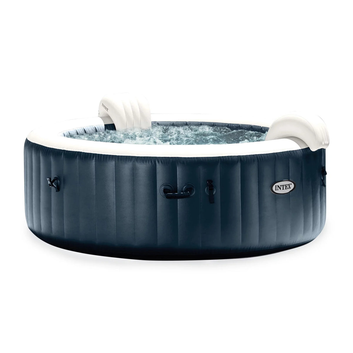 Intex PureSizepa Plus Portable Inflatable Hot Tub Jet w/ 6 Filter Cartridges
