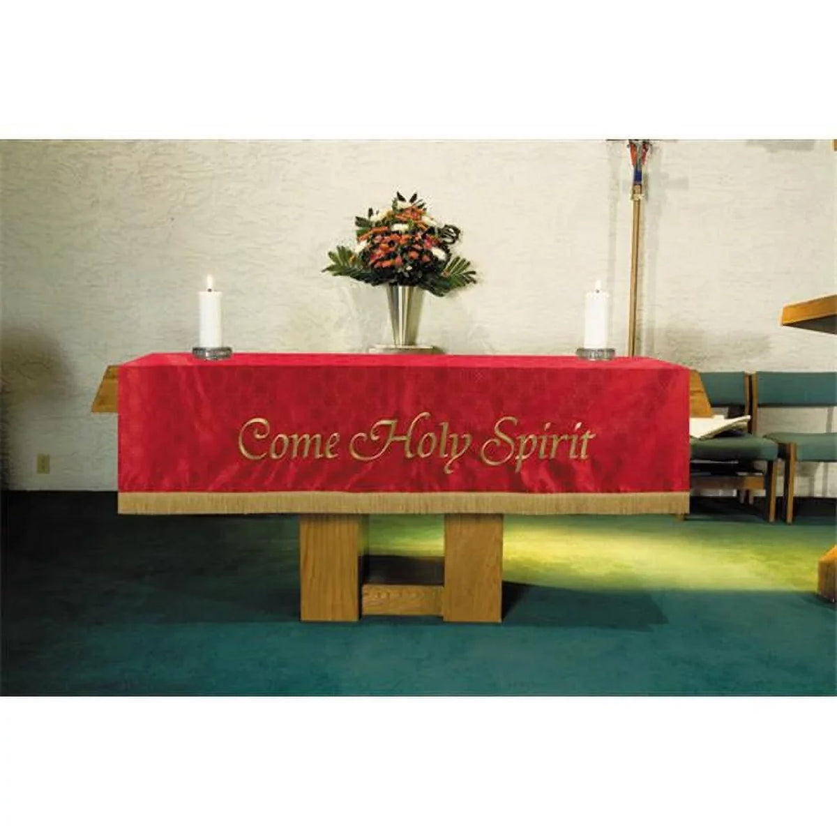 Christian Brands Church Sizeupply VC745 Pulpit Sizecarf - Red Dove