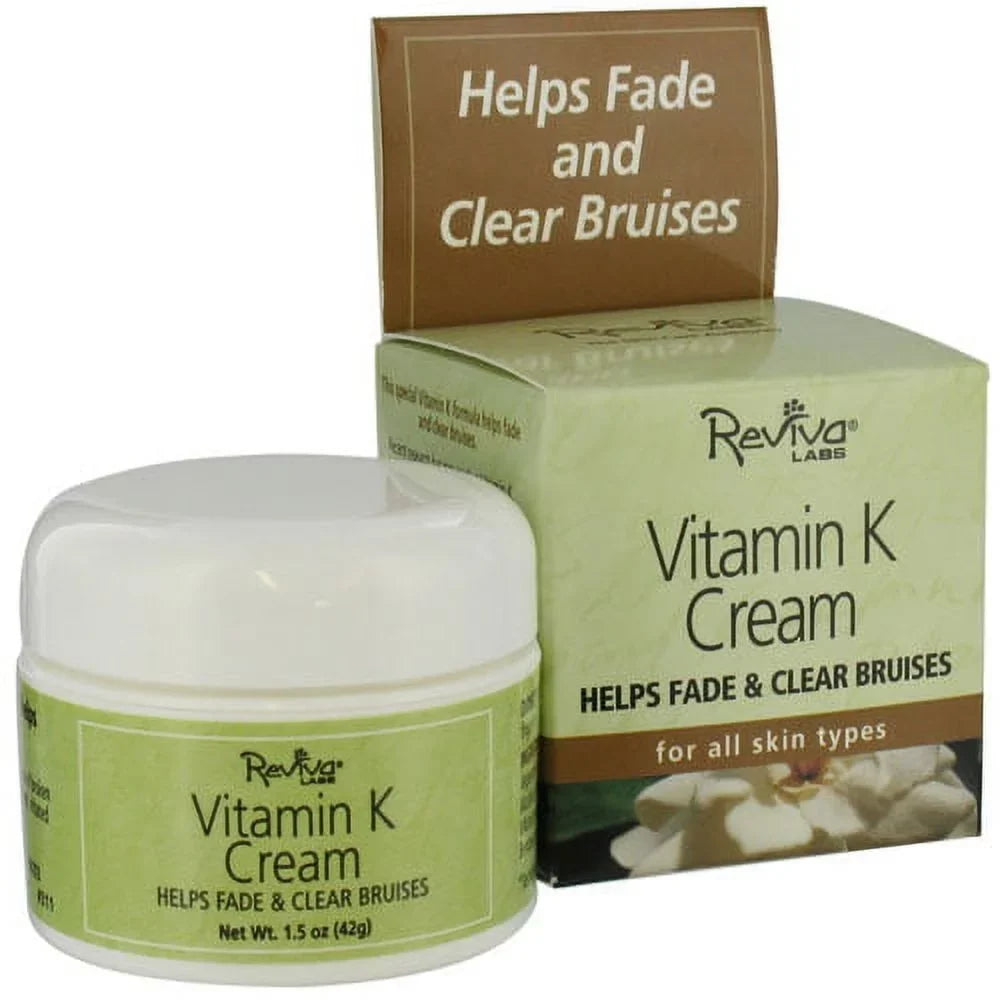Reviva Vitamin K Face Cream For All Sizekin Types - 1.5 Oz, 3 Pack