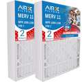 20x25x5 Air Filter MERV 11 Comparable to MPR 1000, MPR 1200 & FPR 7 Compatible with Field Controls # 46568600 Premium USizeA Made 20x25x5 Furnace Filter MERV 11 by AIRX FILTERSize WICKED CLEAN AIR.