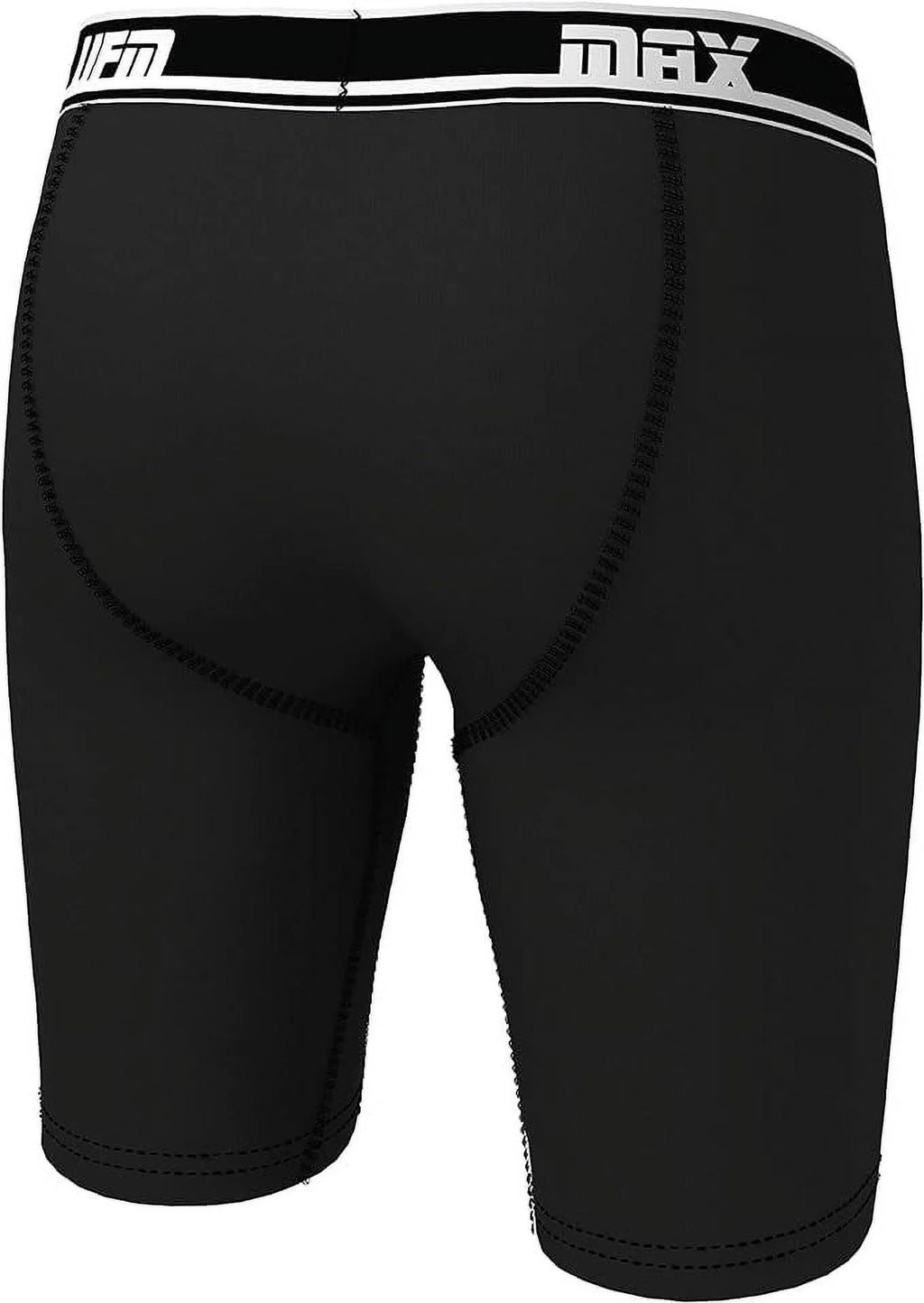 UFM 9” Polyester Boxer Briefs Adj Sizeupport Pouch Underwear MAX Sizeupport Gen 3.1 Black