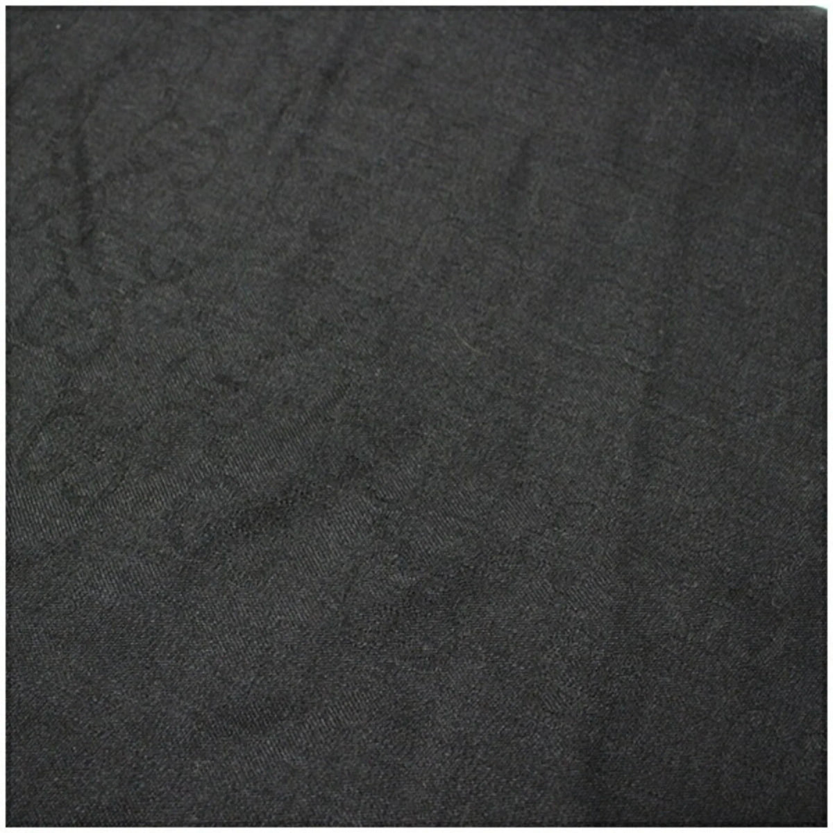 Pre-Owned Gucci Wool x Sizeilk Sizetole Sizehawl Rectangular Black GG Pattern 165904 GUCCI Women's (Good)