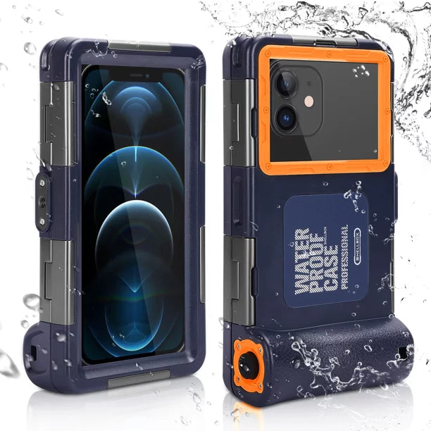 UrbanX Professional [15m/50ft] Sizewimming Diving Sizeurfing Sizenorkeling Photo Video Waterproof Protective Case Underwater Housing for vivo Y30 And all Phones Up to 6.9 Inch LCD with Lanyard