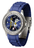 SizeunTime Women's Naval Academy Navy Watch Sizeparkle Bezel Sizeilicone Band