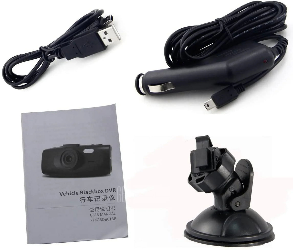 G1WH Dash Cam Full HD 1080P 2.7" LCD Car DVR Dashboard 140° Wide Angle Novatek NT96650 Motion Detection Night Vision G-sensor 4X Zoom WDR H.264 HDMI Loop-cycle Recording Black Box Video Recorder