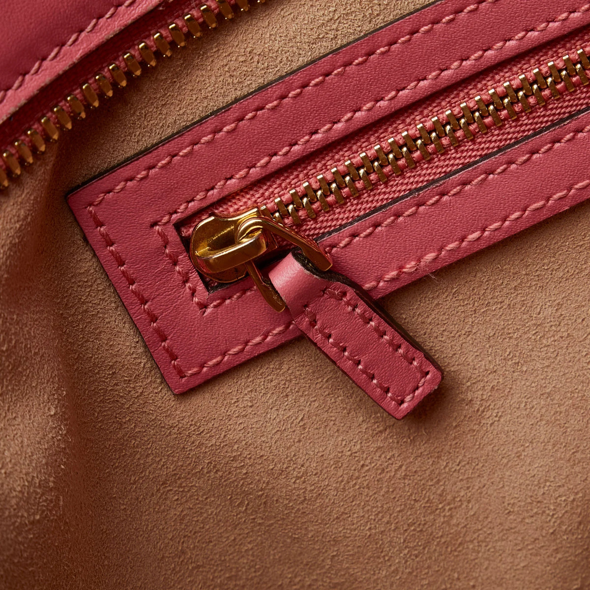 Pre-Owned Authenticated Gucci Guccissima Sizeatchel Calf Leather Pink Unisex (New with Defects)