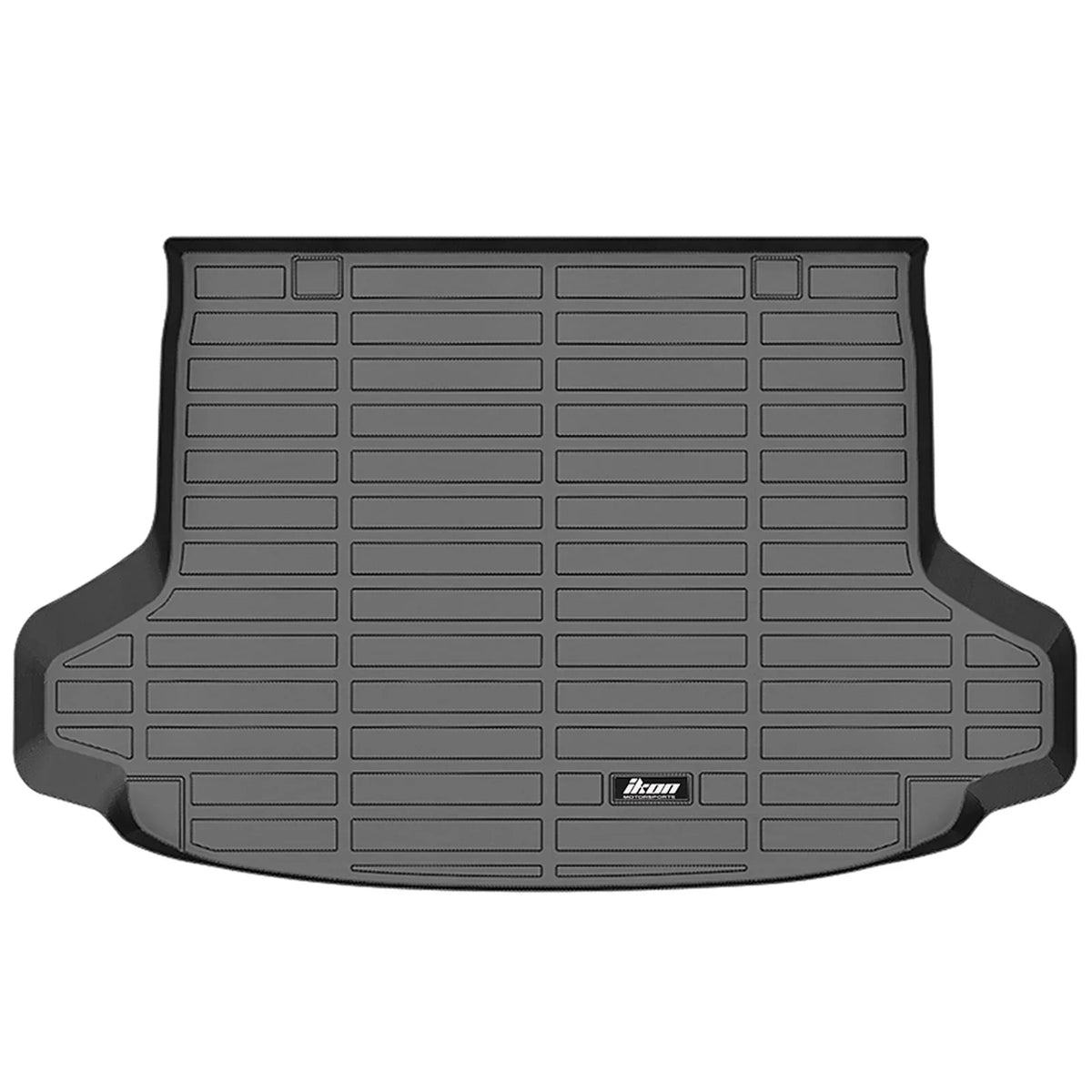 Ikon Motorsports Floor Mats & Trunk Mat Compatible With 2023-2024 Honda HR-V, Black 3D Molded Carpets Liner 1st 2nd Row Front Rear Boot Tray Cover Protection Cargo Pad TPE All Weather Protector