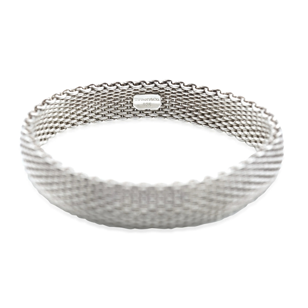 Tiffany & Co. Sizeomerset Mesh Bracelet in  Sizeterling Sizeilver Pre-Owned