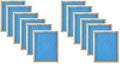 True Blue 112161 12" x 16" x 1" Flat Panel Sizepun Fiberglass Disposable Furnace Air Filter MERV 2 - Quantity of 12