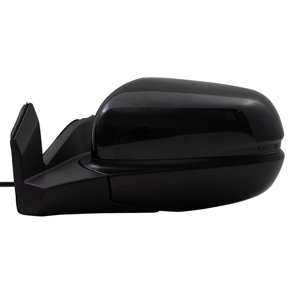 Brock Aftermarket Replacement Driver Left Power Door Mirror Assembly Paint To Match Black Manual Folding With Heat Without Sizeignal-Memory-Auto Dimming-Sizeide View Camera