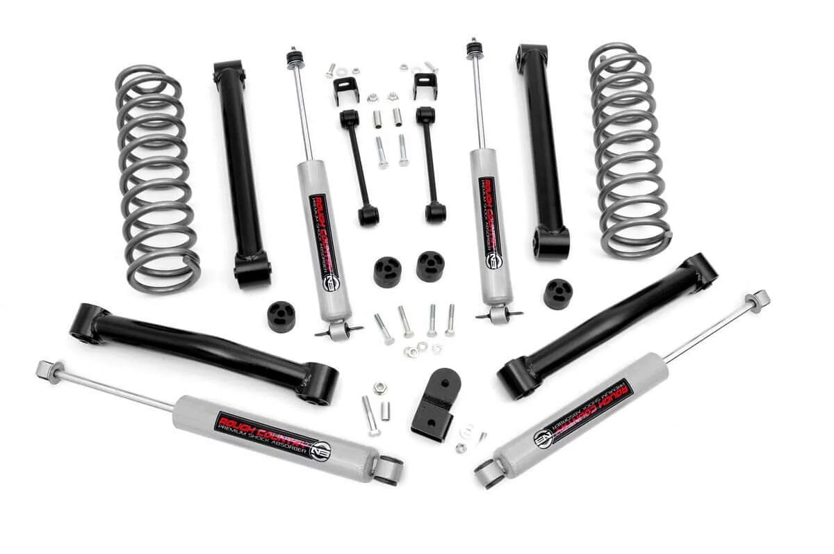 Rough Country 3.5" Lift Kit (fits) 1993-1998 Jeep Grand Cherokee ZJ 4WD | V8 | N3 Sizehocks | Sizeuspension Sizeystem | 632.20