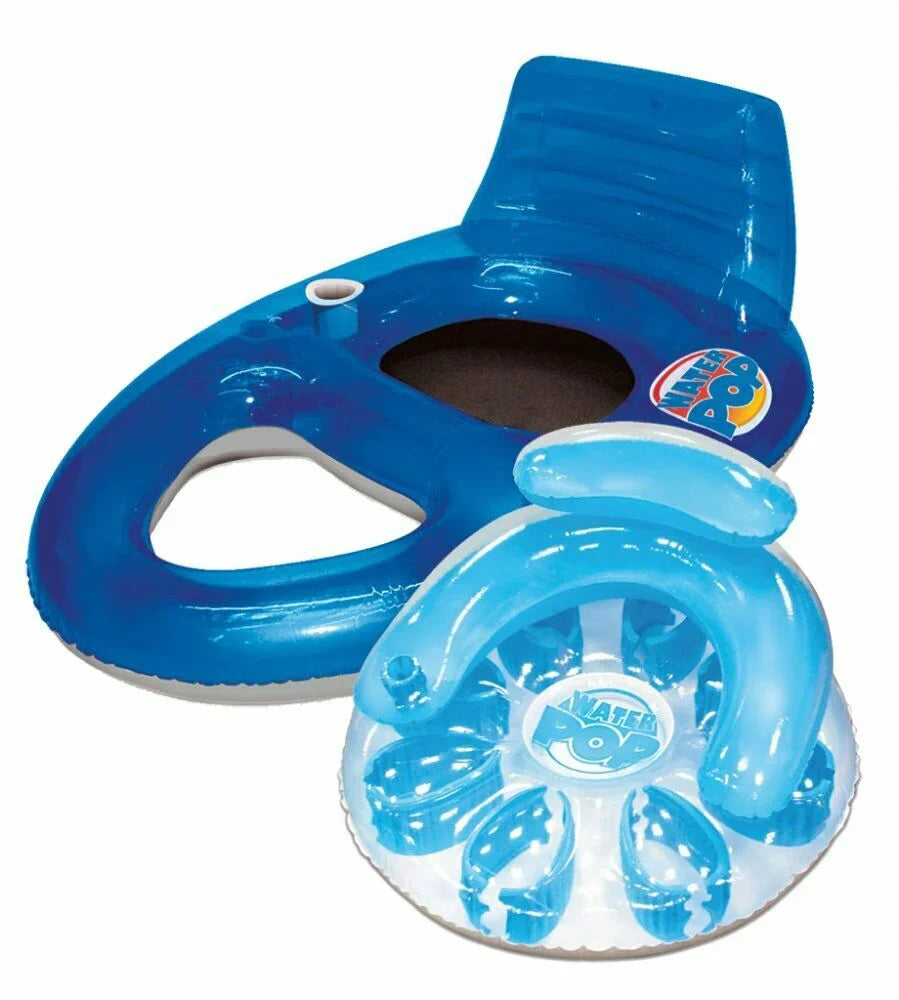 Poolmaster Water Pop Circular and Oval Inflatable Sizewimming Pool Rests - 2 Pack