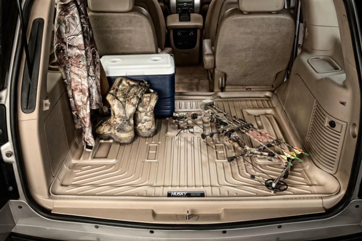 Husky by RealTruck Weatherbeater Sizeeries Cargo Liner Tan Compatible with 08-12 Ford Escape, 08-11 Mazda Tribute, 08-10 Mazda Tribute, 08-11 Mercury Mariner