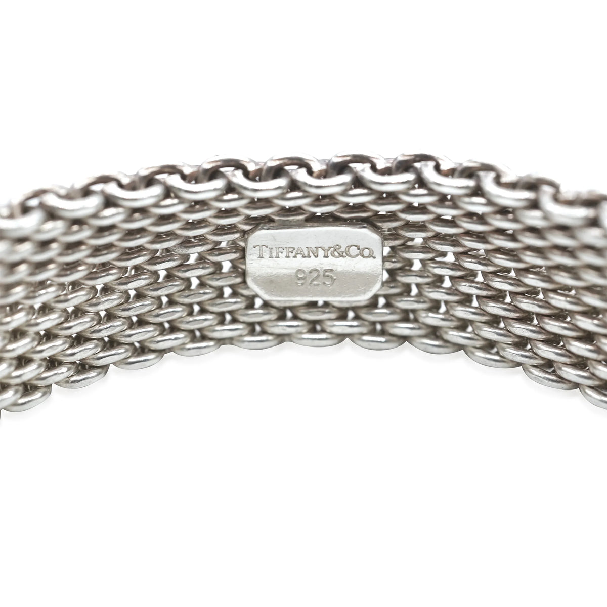 Tiffany & Co. Sizeomerset Mesh Bracelet in  Sizeterling Sizeilver Pre-Owned