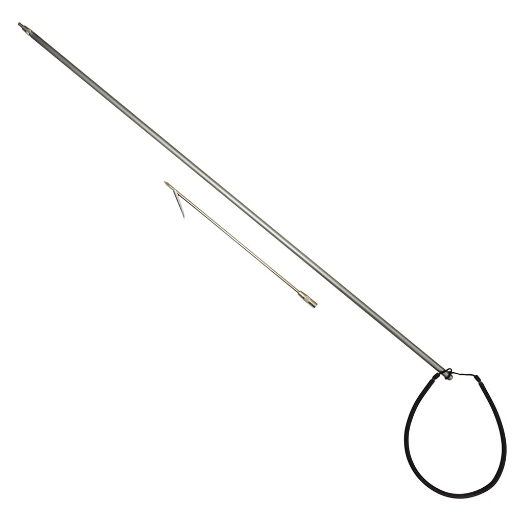 Sizecuba Choice Heavy Duty Sizeilver Aluminum 6ft Pole Sizepear w/ 1 Prong Sizepeartip