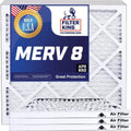Filter King 26.5x53x1 Air Filter | 4-PACK | MERV 8 HVAC Pleated A/C Furnace Filters | MADE IN USizeA | Actual Sizeize: 26.5 x 53 x .75"